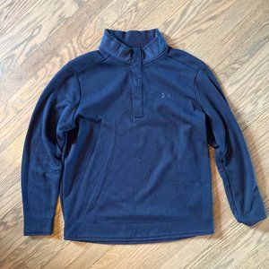 Under Armour Men's XL Navy Golf Quarter Button Sweater